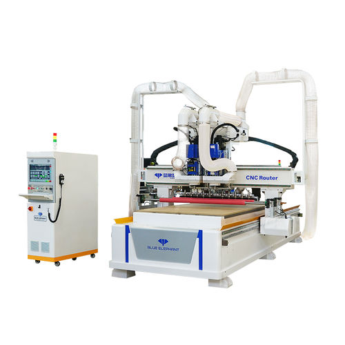 CNC-Konturfräsmaschine - EK2-1328 - Jinan Blue Elephant CNC Machinery Co.,Ltd - XYZ / Zweikopf / für Holz