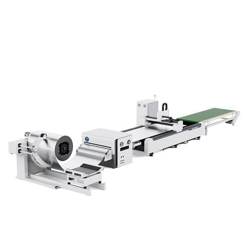 Bandgespeiste Schneidemaschine - ELECNC-1530FC - Jinan Blue Elephant CNC Machinery Co.,Ltd - Faserlaser / für Metall / für Blech
