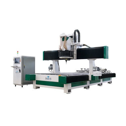5-Achs-Bearbeitungszentrum - EW3-2040 - Jinan Blue Elephant CNC Machinery Co.,Ltd - vertikal / für Holz / für PVC
