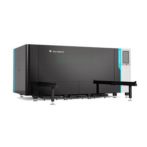 Faserlaser-Schneidemaschine - 1530Q - Jinan Blue Elephant CNC Machinery Co.,Ltd - für Metall / für Blech / kompakt
