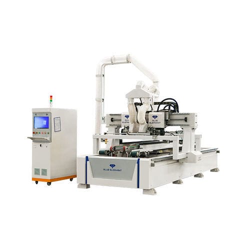 CNC-Bearbeitungszentrum / 7-Achsen - EM2.1-1128 - Jinan Blue Elephant CNC Machinery Co.,Ltd - vertikal / für Holz / Tür