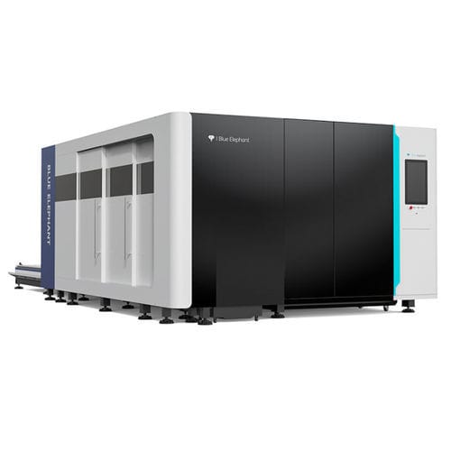 Schneide- und Graviermaschine / Faserlaser - SLT-A - Jinan Blue Elephant CNC Machinery Co.,Ltd - für Granit / für Marmor / für Glas