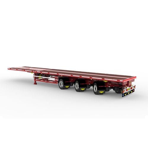 Plattformanhänger - Broshuis BV - mit pneumatischer Aufhängung / für Industriematerial / 3-Achsen