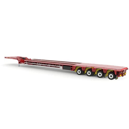 Plattformanhänger - Broshuis BV - Gooseneck / für Windkraftanlage / 4-Achsen