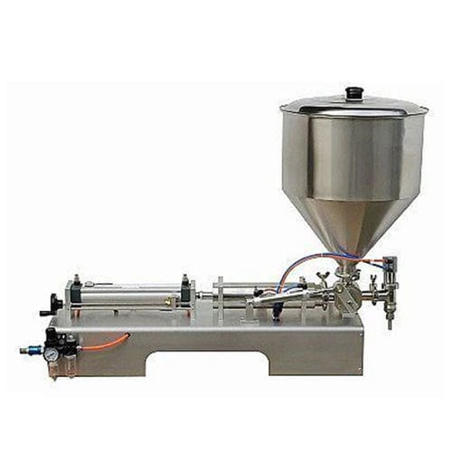 Füllmaschine für Pasten - DG - Shandong Dongtai Machinery Manufacturing Co., Ltd. - halbautomatisch / für Flaschen / für Töpfe