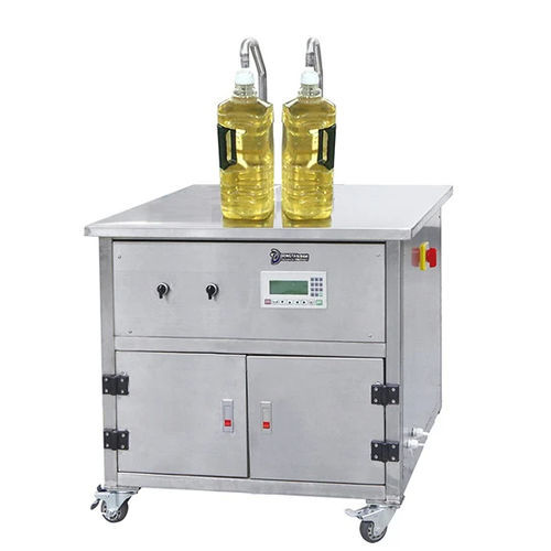 Ölfüllmaschine - BSB-E - Shandong Dongtai Machinery Manufacturing Co., Ltd. - pedalbetrieben / für Kunststoffflaschen / für viskose Flüssigkeiten