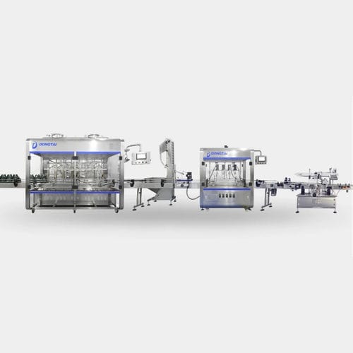 Abfüll- und Etikettiermaschine / für Pflanzenöl - ZLDG - Shandong Dongtai Machinery Manufacturing Co., Ltd. - automatisch / Pflanzenöl / für Olivenöl