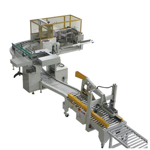 Verpackungsmaschine für Karton - Shandong Dongtai Machinery Manufacturing Co., Ltd. - automatisch / in Linienform / Flaschen