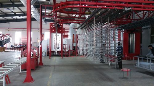 Automatischer Pulverbeschichtungsanlage - İSTANBUL ELECTROSTATICS - vertikal