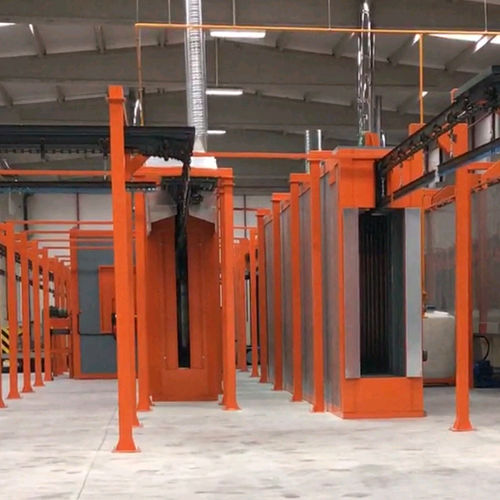 Tunnelofen - İSTANBUL ELECTROSTATICS - Back / horizontal / für Aluminium