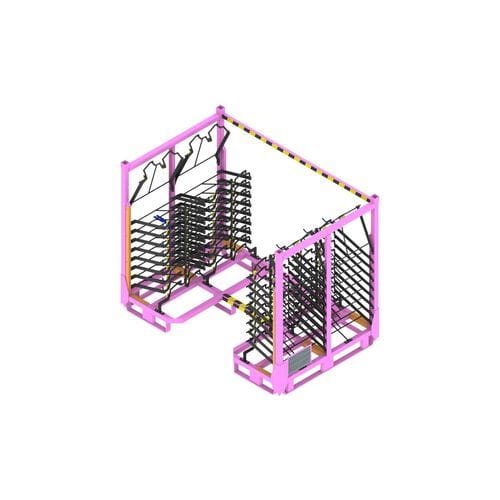 Umschlag-Stapelmaschine - PIBRA - Industrial Solutions - für Transport / für Platten / für Container