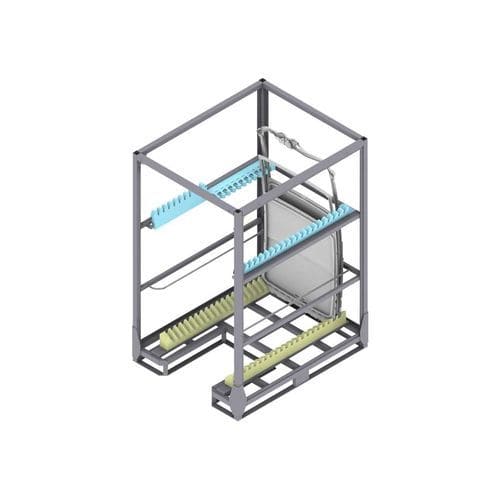 Stapelmaschine für Kübel - PIBRA - Industrial Solutions - Umschlag / Positionierung / für Platten