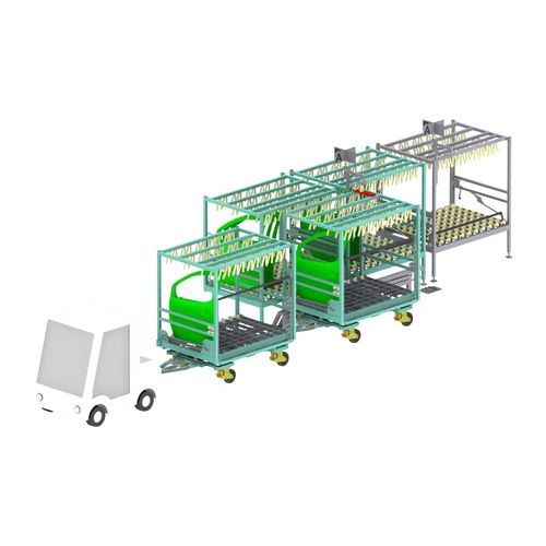 Be- und Entladesystem / Tür - PIBRA - Industrial Solutions - für Platten / für Achsen / manuell
