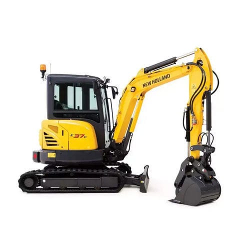 Bagger / mittlere Größe - E57C - New Holland - auf Raupen / Tier 4 Final / für Baustellen
