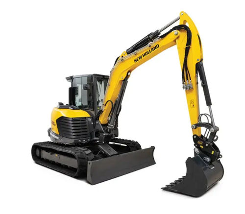 Mittelgroßer Bagger - E70D - New Holland - auf Raupen / Diesel / für Baustellen