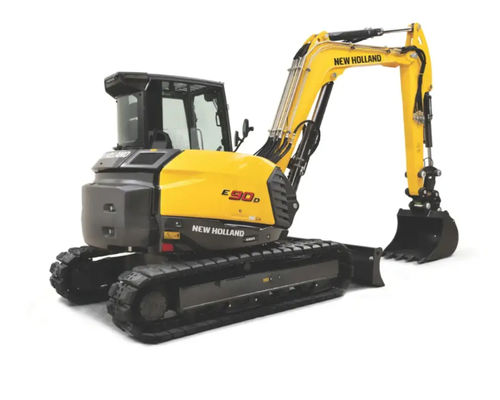 Mittelgroßer Bagger - E90D - New Holland - auf Raupen / Diesel / für Baustellen