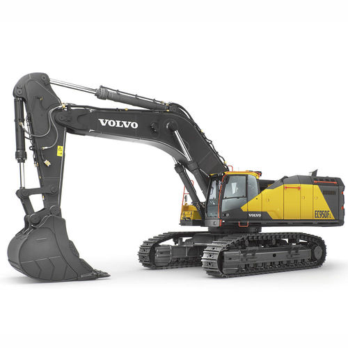 Großformatiger Bagger - EC950F - Volvo Construction Equipment - auf Raupen / Diesel / für Baustellen