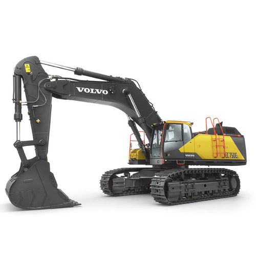 Großformatiger Bagger - EC750E - Volvo Construction Equipment - auf Raupen / Diesel