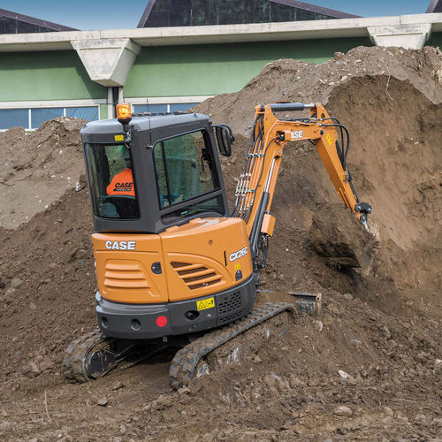 Minibagger - CX26C - Case - auf Raupen / Diesel / für Baustellen