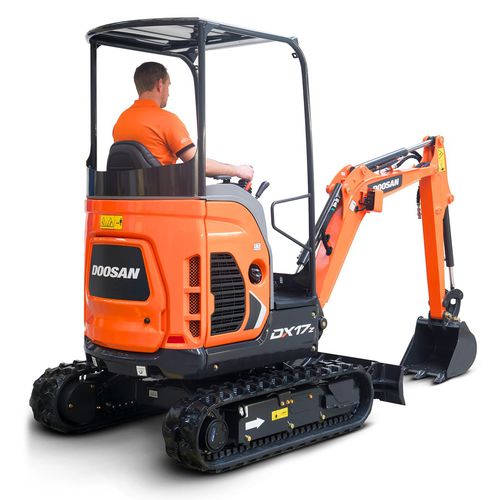 Mittelgroßer Bagger - DX17Z-7 - DAEWOO Construction Equipment Division - Mini / auf Raupen / Diesel