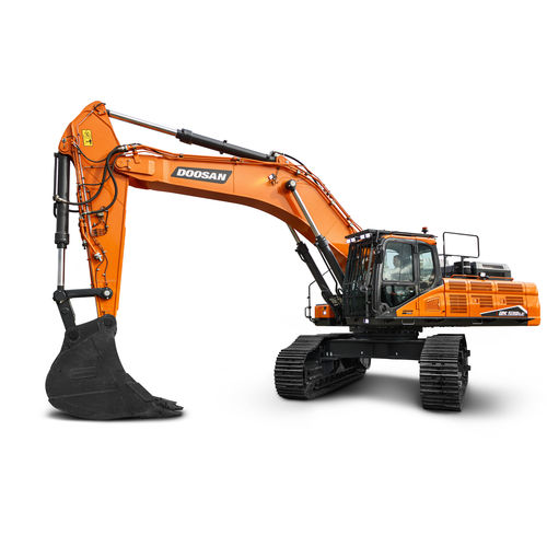 Großformatiger Bagger - DX530LC-7K - DAEWOO Construction Equipment Division - auf Raupen / Diesel / für Baustellen