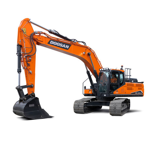 Großformatiger Bagger - DX380LC-7K - DAEWOO Construction Equipment Division - auf Raupen / Diesel / für Baustellen