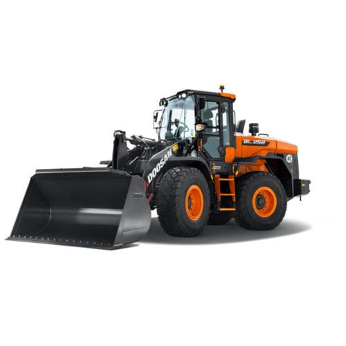 Lader mit Gummireifen - DL250-7 - DAEWOO Construction Equipment Division - mit Gelenk / Standard