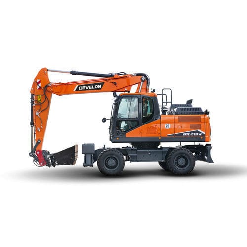 Großformatiger Bagger - DX210W-7 - DAEWOO Construction Equipment Division - Rad / Diesel