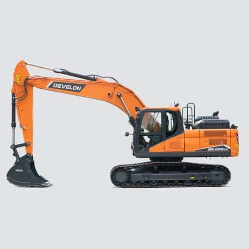 Mittelgroßer Bagger - DX235LC-7 - DAEWOO Construction Equipment Division - auf Raupen / Diesel