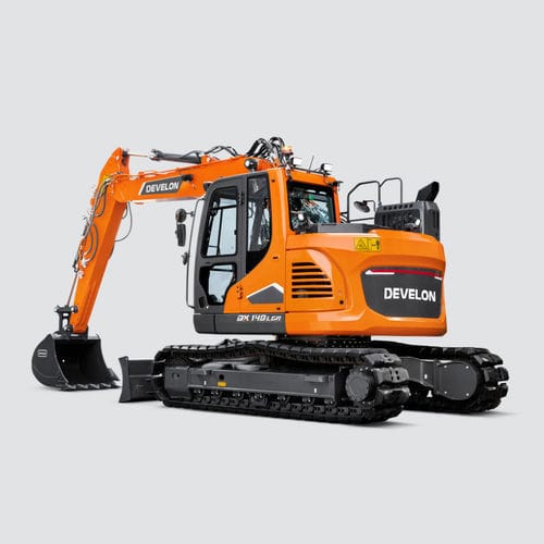 Mittelgroßer Bagger - DX140LCR-7 - DAEWOO Construction Equipment Division - auf Raupen / Diesel