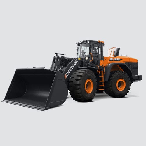 Lader mit Gummireifen - DL550-7 - DAEWOO Construction Equipment Division - mit Gelenk