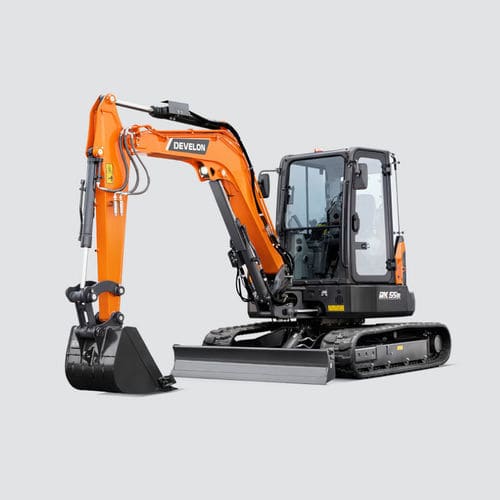 Minibagger - DX55R-7 - DAEWOO Construction Equipment Division - auf Raupen / Diesel