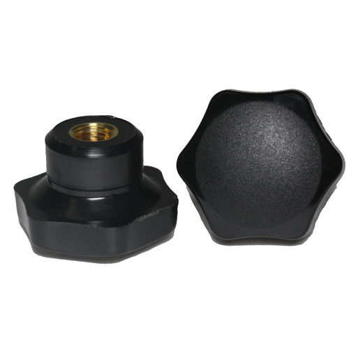 Gewindeknopf - HW279 - StockCap - Stern / Metall / Stahl