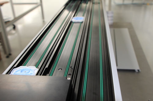 Manuelle Montagelinie - SMS line 60mm - CLA Clinical Laboratory Automation SA - halbautomatisch / automatisch / flexibel