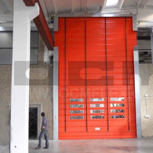 Falttor - OCM Industrial Doors - für den Innenbereich / für Laufkran
