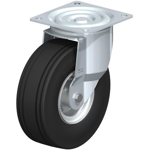 Lenkrolle - L-VLE series - Blickle Räder+Rollen GmbH u. Co. KG - mit Grundplatte / mit Kugellager / stoßdämpfend