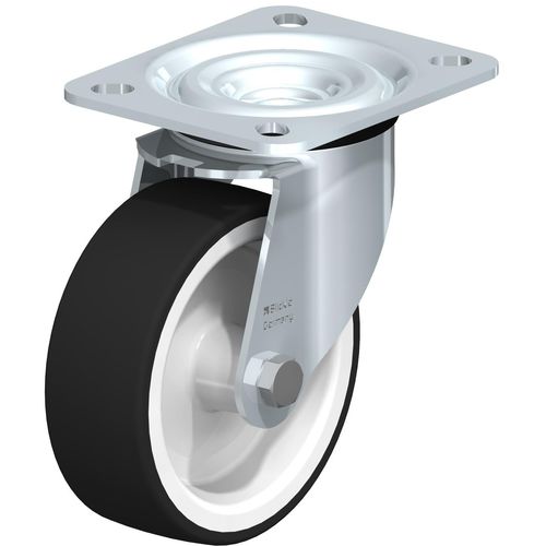 Lenkrolle - L-POTH series - Blickle Räder+Rollen GmbH u. Co. KG - mit Grundplatte / mit Kugellager / geräuscharm