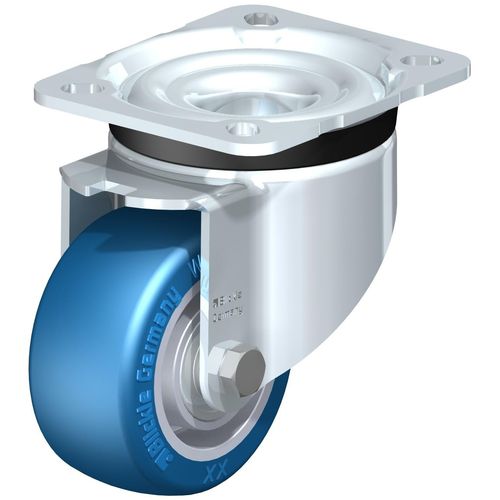 Lenkrolle - LK-ALBS series - Blickle Räder+Rollen GmbH u. Co. KG - mit Grundplatte / elastisch / nichtkreidend