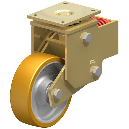 Lenkrolle - LSFN-GTH series - Blickle Räder+Rollen GmbH u. Co. KG - mit Grundplatte / mit Kugellager / für hohe Belastungen