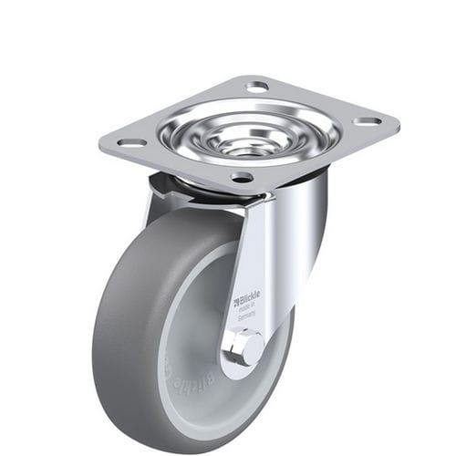 Lenkrolle - LE-TPA series - Blickle Räder+Rollen GmbH u. Co. KG - mit Grundplatte / mit Kugellager / nichtkreidend
