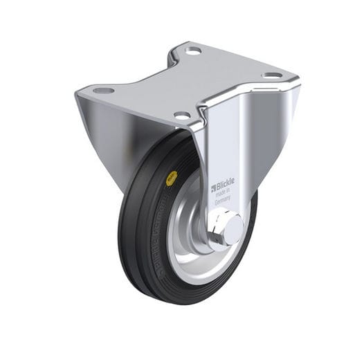 Bockrolle - BK-RD series - Blickle Räder+Rollen GmbH u. Co. KG - mit Grundplatte / geräuscharm / Stahl