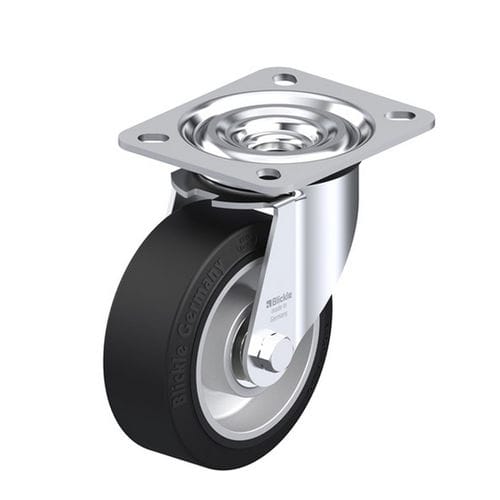 Lenkrolle - L-ALEV series - Blickle Räder+Rollen GmbH u. Co. KG - mit Grundplatte / mit Kugellager / für hohe Belastungen