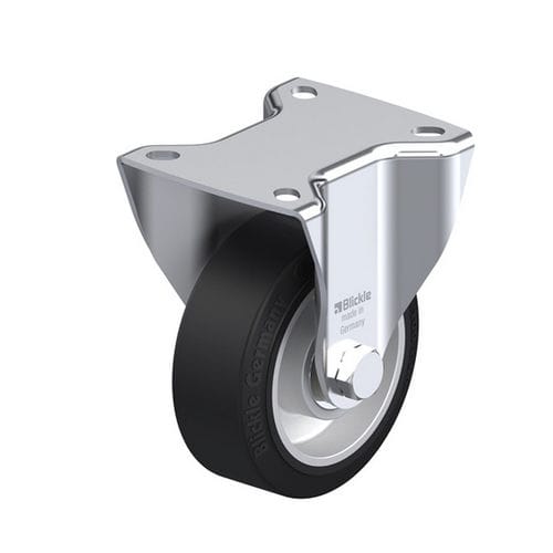 Bockrolle - BK-ALEV series - Blickle Räder+Rollen GmbH u. Co. KG - mit Grundplatte / für hohe Belastungen / geräuscharm