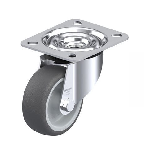 Lenkrolle - LE-PATH series - Blickle Räder+Rollen GmbH u. Co. KG - mit Grundplatte / mit Kugellager / geräuscharm