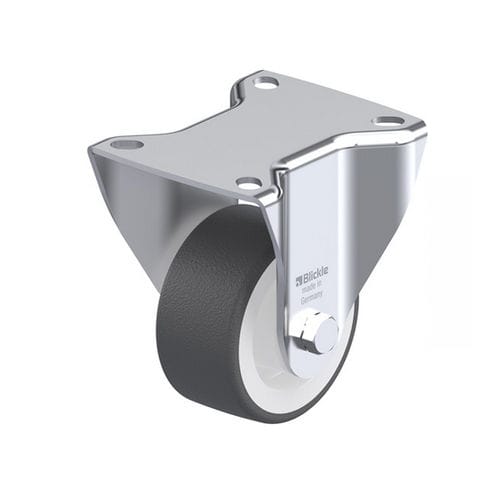 Bockrolle - BK-POTH series - Blickle Räder+Rollen GmbH u. Co. KG - mit Grundplatte / geräuscharm / Pressstahl