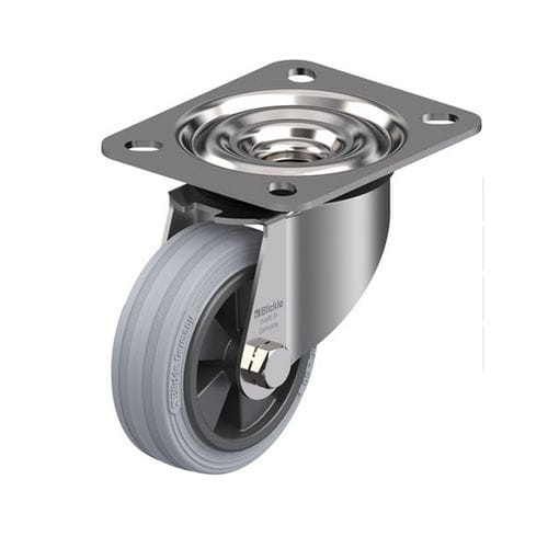 Lenkrolle - LEX-VPP series - Blickle Räder+Rollen GmbH u. Co. KG - mit Grundplatte / mit Kugellager / Gummi