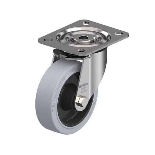 Lenkrolle - LX-POEV series - Blickle Räder+Rollen GmbH u. Co. KG - mit Grundplatte / mit Kugellager / für hohe Belastungen