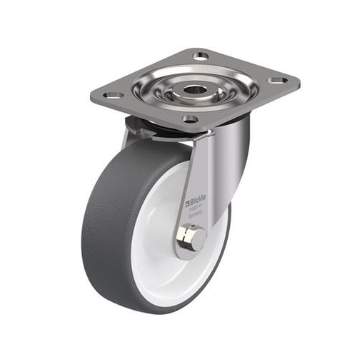 Lenkrolle - LX-POTH series - Blickle Räder+Rollen GmbH u. Co. KG - mit Grundplatte / mit Kugellager / für hohe Belastungen