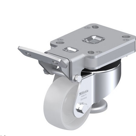 Heberolle - HRLK series - Blickle Räder+Rollen GmbH u. Co. KG - feststehend / mit Grundplatte / monolithisch