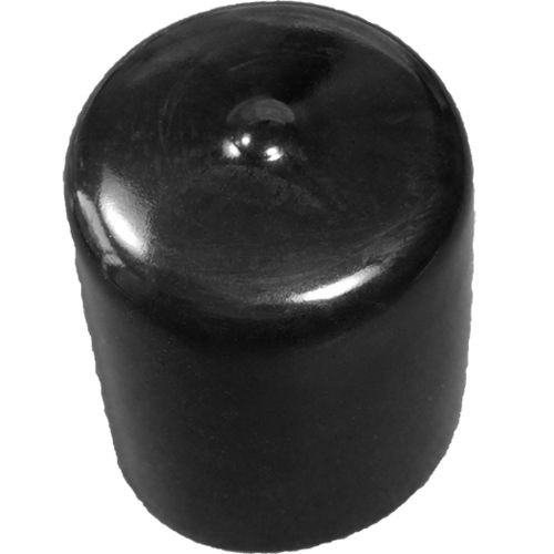 20 Stück PVC Endkappen 5mm - Schwarze Gewindeschutzkappen Für Schrauben